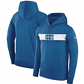 Men's Indianapolis Colts Nike Sideline Team Performance Pullover Hoodie Royal,baseball caps,new era cap wholesale,wholesale hats